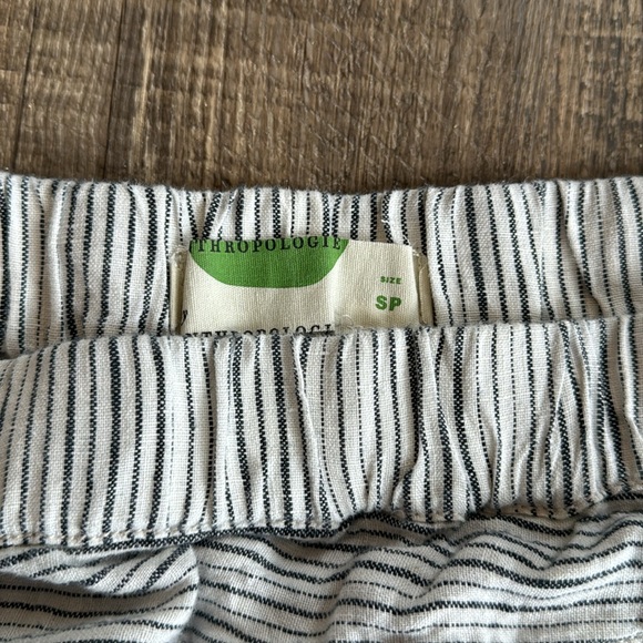 Anthropologie Linen Cropped Pants - Picture 4 of 6